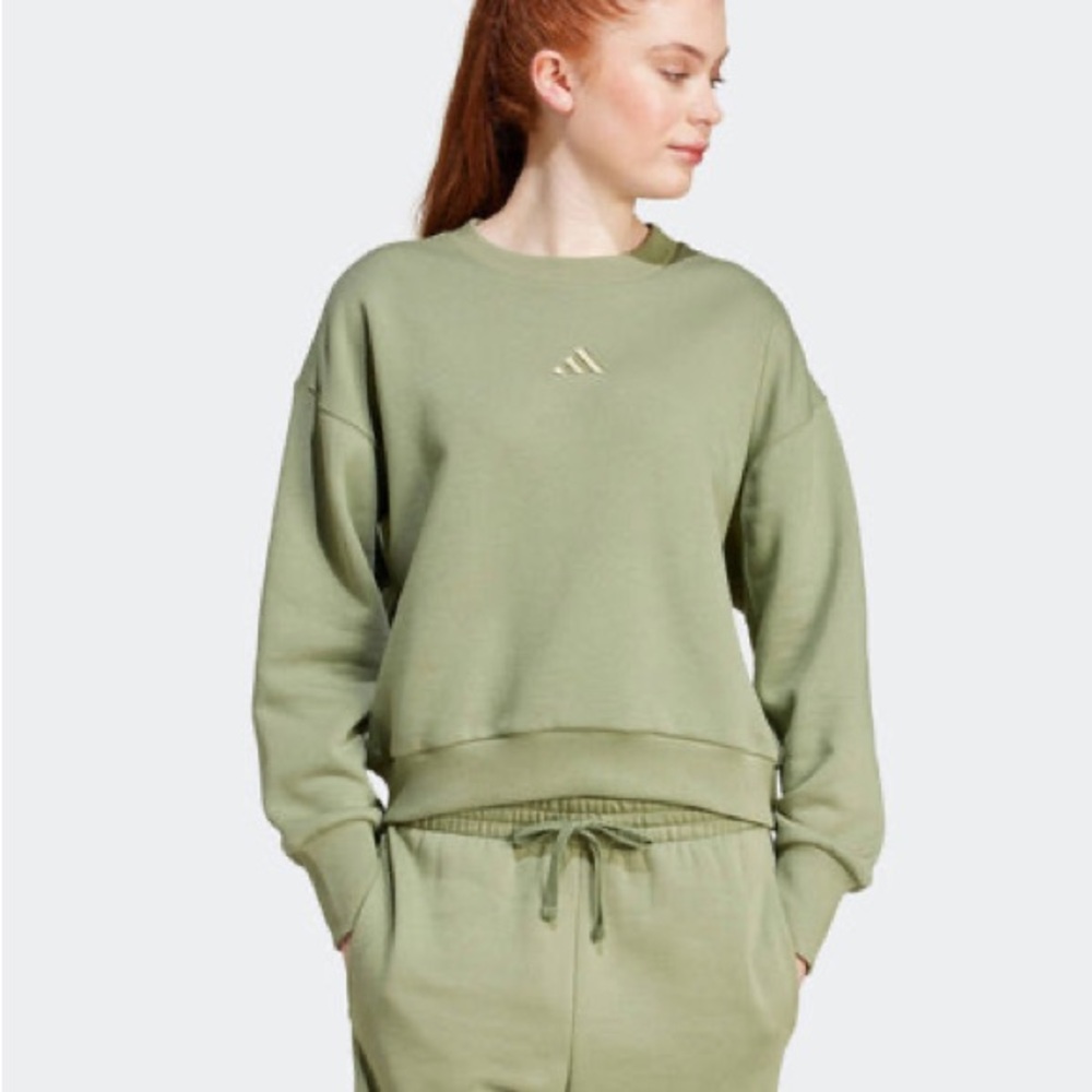 ALL SZN Fleece Loose Sweatshirt - Tent Green